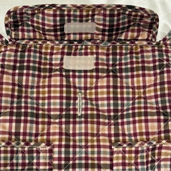 St.John’s Bark Dog Coat Jacket Houndstooth Neutral Small Winter Puffer Preppy - Picture 8 of 11